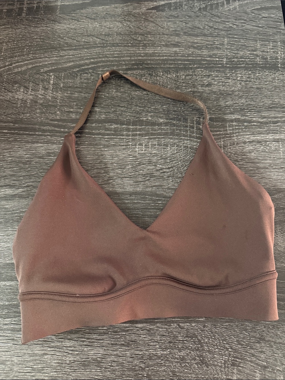 Buffbunny Brown Halter Sports Bra